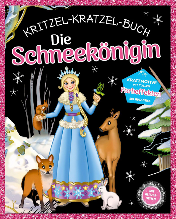 Kniha Die Schneekönigin Kritzel-Kratzel-Buch für Kinder ab 5 Jahren 