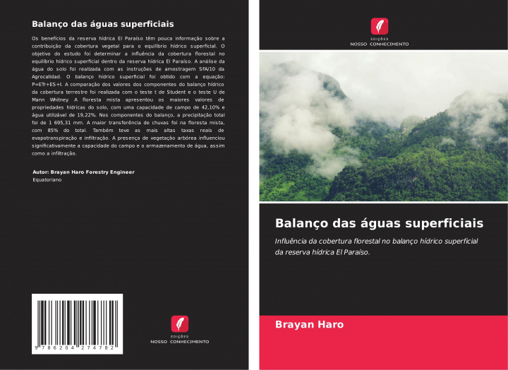 Knjiga Balanço das águas superficiais Brayan Haro