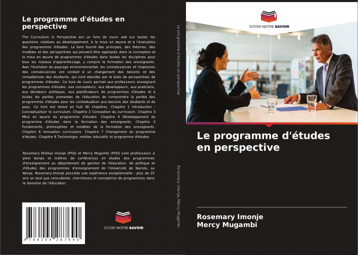 Książka Le programme d'études en perspective Mercy Mugambi