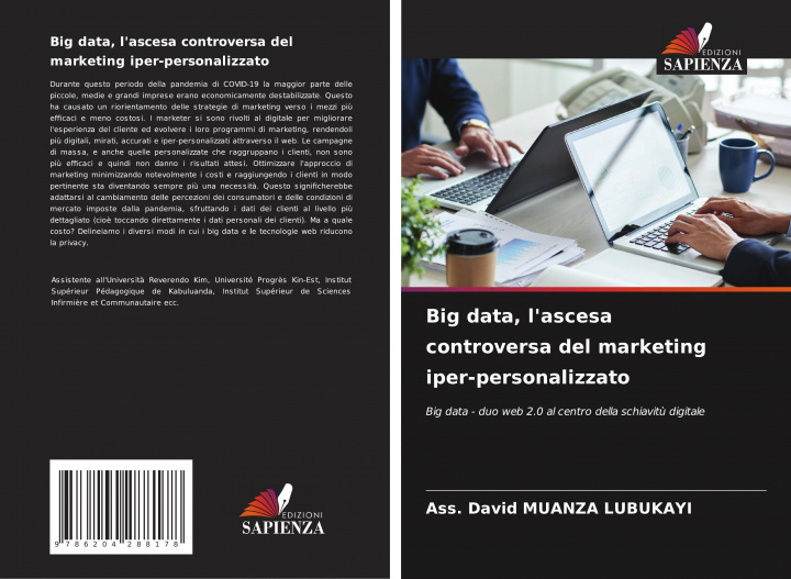 Knjiga Big data, l'ascesa controversa del marketing iper-personalizzato Ass. David MUANZA LUBUKAYI