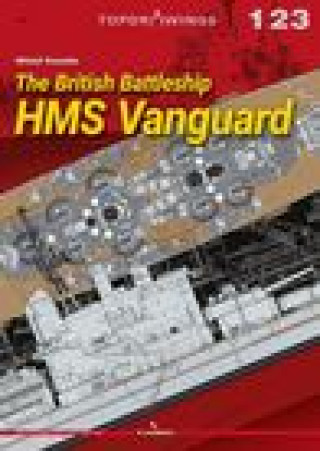 Carte British Battleship HMS Vanguard 
