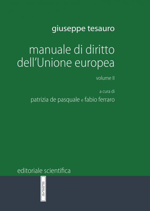 Carte Manuale di diritto dell'Unione Europea Giuseppe Tesauro