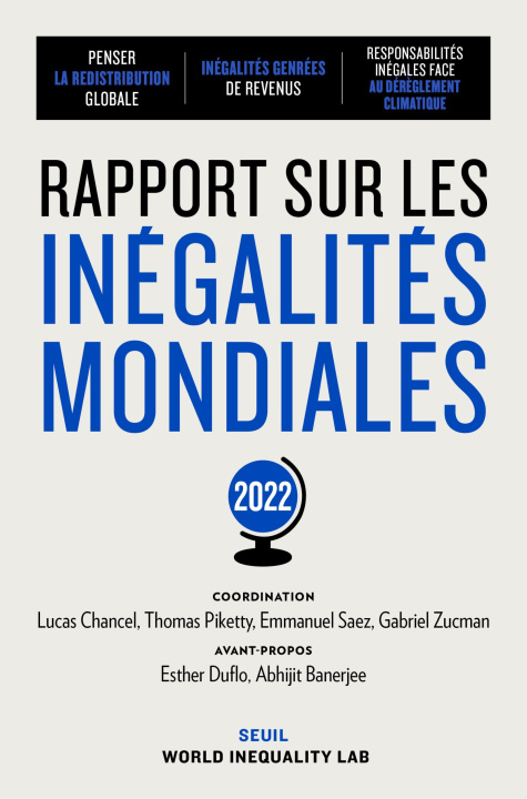 Carte Rapport sur les inégalités mondiales 2022 Lucas Chancel