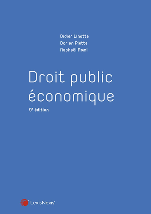 Kniha Droit public économique Linotte