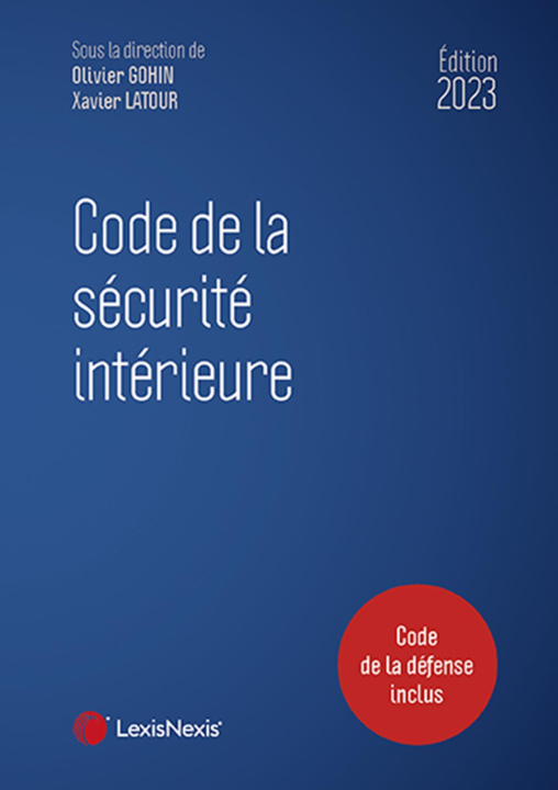 Kniha Code de la sécurité intérieure 2023 Gohin