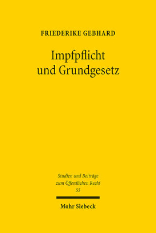 Kniha Impfpflicht und Grundgesetz 