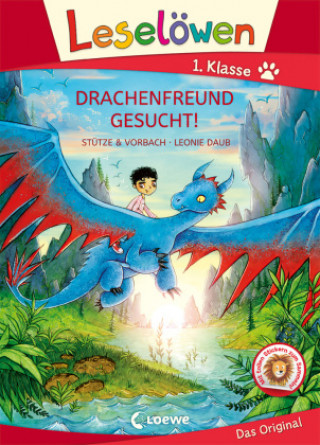 Kniha Leselöwen 1. Klasse - Drachenfreund gesucht! (Großbuchstabenausgabe) Leonie Daub