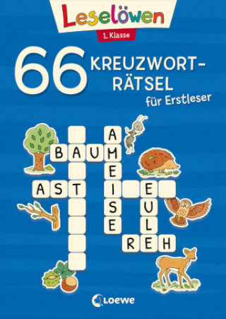 Knjiga 66 Kreuzworträtsel für Erstleser - 1. Klasse (Blau) 