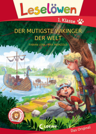 Книга Leselöwen 1. Klasse - Der mutigste Wikinger der Welt (Großbuchstabenausgabe) Max Meinzold