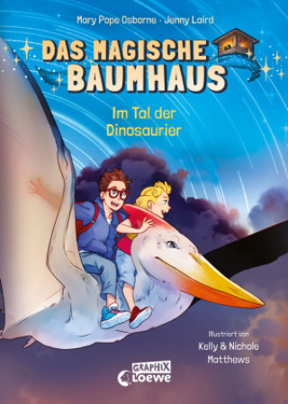 Kniha Das magische Baumhaus (Comic-Buchreihe, Band 1) - Im Tal der Dinosaurier Jenny Laird
