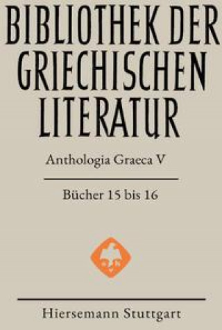 Kniha Anthologia Graeca Mischa Meier
