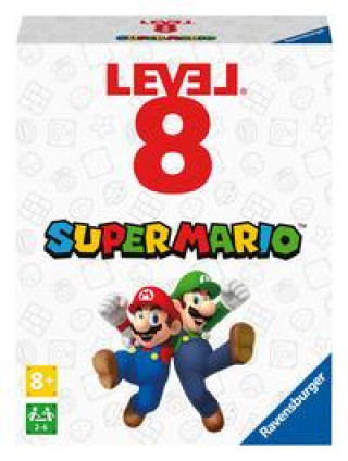 Játék Ravensburger 27343- Super Mario Level 8, Das spannende Kartenspiel für 2-6 Spieler ab 8 Jahren 
