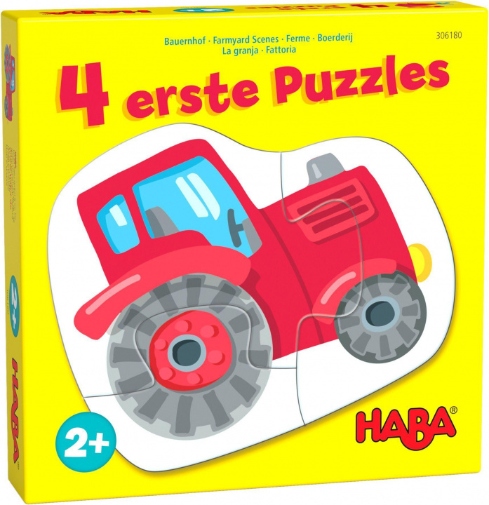 Hra/Hračka 4 erste Puzzles - Bauernhof 