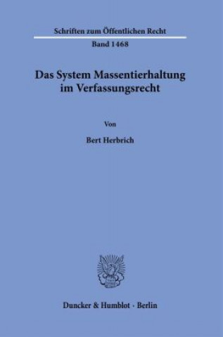 Carte Das System Massentierhaltung im Verfassungsrecht. 