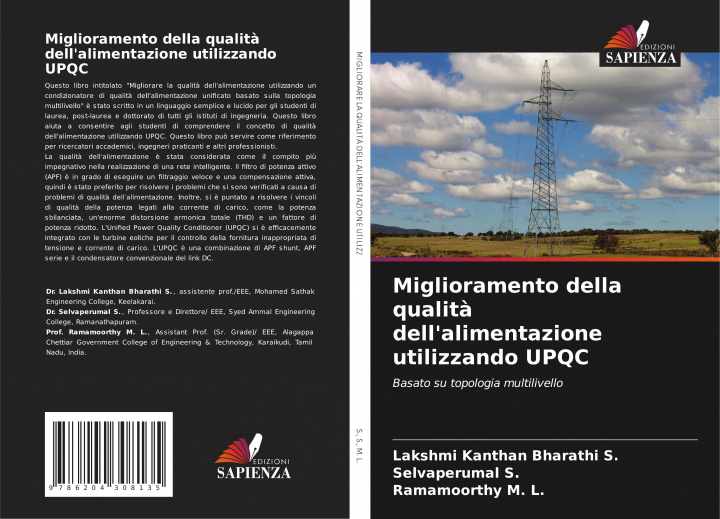 Livro Miglioramento della qualit? dell'alimentazione utilizzando UPQC Selvaperumal S.
