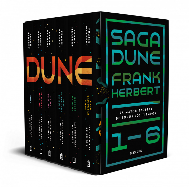 Könyv Saga Dune 1-6. La mayor epopeya de todos los tiempos Frank Herbert