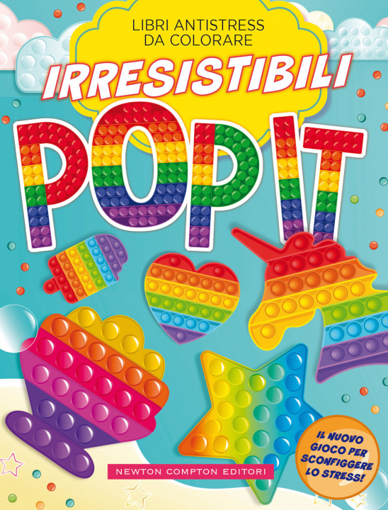 Книга Irresistibili pop it. Libri antistress da colorare 