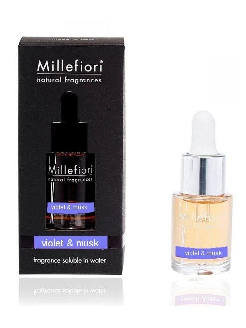Kniha Millefiori Milano Violet & Musk / aroma olej 15ml 