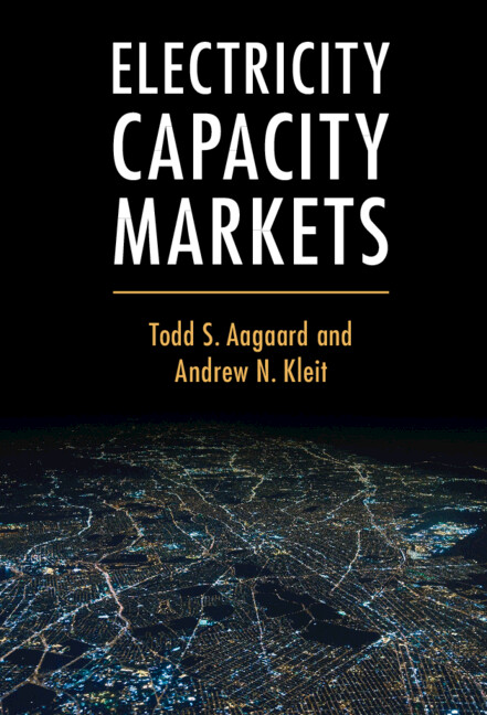 Книга Electricity Capacity Markets Todd S. Aagaard