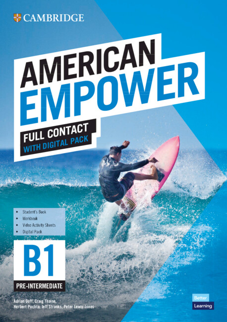 Könyv American Empower Pre-intermediate/B1 Full Contact with Digital Pack Adrian Doff