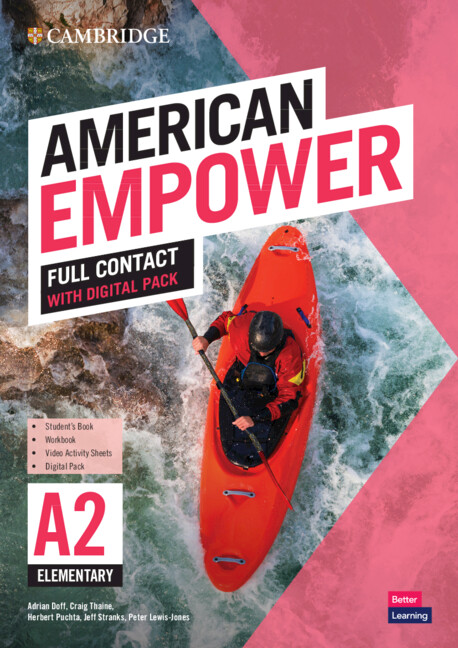 Carte American Empower Elementary/A2 Full Contact with Digital Pack Adrian Doff