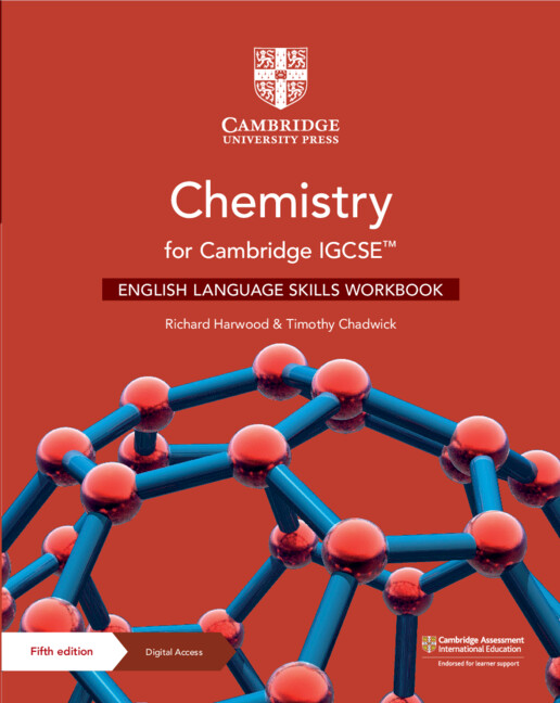 Kniha Chemistry for Cambridge IGCSE™ English Language Skills Workbook with Digital Access (2 Years) Richard Harwood
