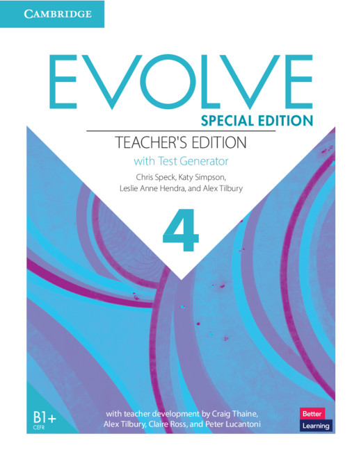 Kniha Evolve Level 4 Teacher's Edition with Test Generator Special Edition Chris Speck