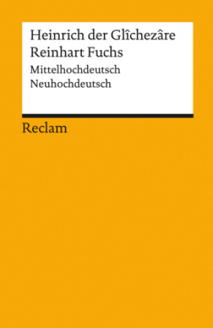 Kniha Reinhart Fuchs Karl-Heinz Göttert