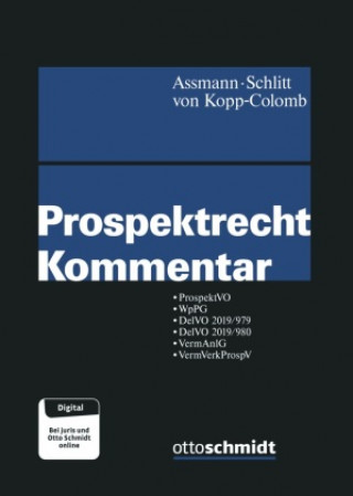 Книга Prospektrecht Kommentar Michael Schlitt