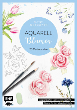 Kniha Motivwerkstatt: Aquarell - Blumen 
