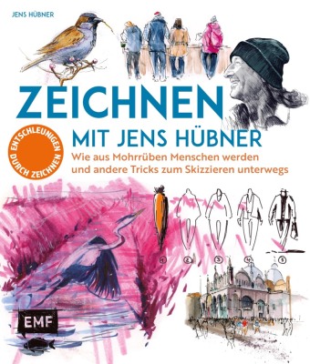 Книга Zeichnen mit Jens Hübner - Entschleunigen durch Zeichnen 