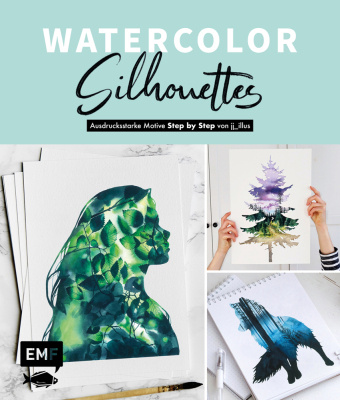 Book Watercolor Silhouettes - Vom Instagram-Star jj_illus 