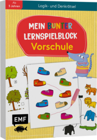 Carte Mein bunter Lernspielblock - Vorschule: Logik- und Denkrätsel 