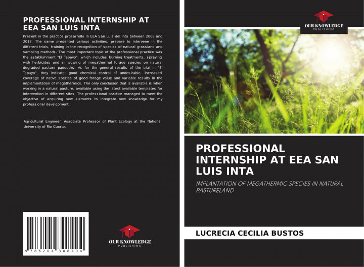 Knjiga PROFESSIONAL INTERNSHIP AT EEA SAN LUIS INTA Lucrecia Cecilia Bustos
