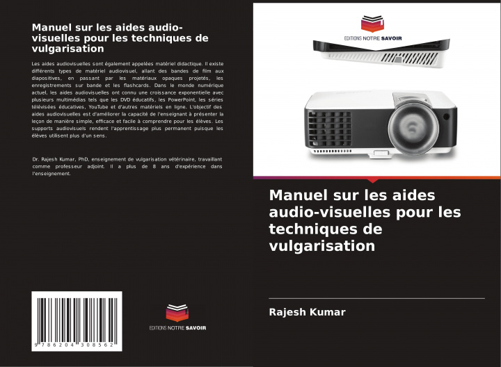Livro Manuel sur les aides audio-visuelles pour les techniques de vulgarisation Rajesh Kumar