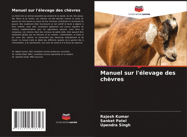 Libro Manuel sur l'élevage des ch?vres Sanket Patel