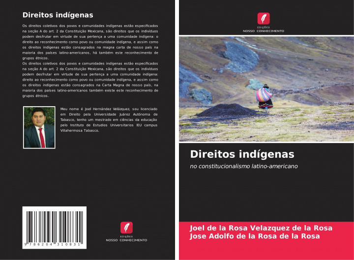 Knjiga Direitos indígenas Jose Adolfo de la Rosa de la Rosa