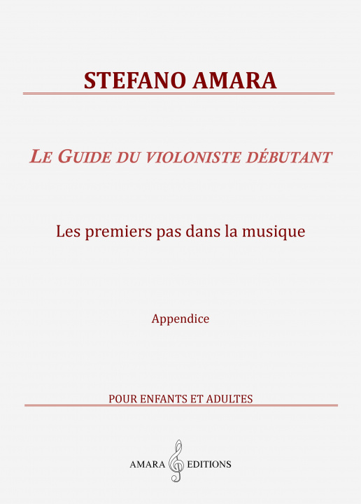 Книга Le Guide du violoniste débutant. Appendice Amara