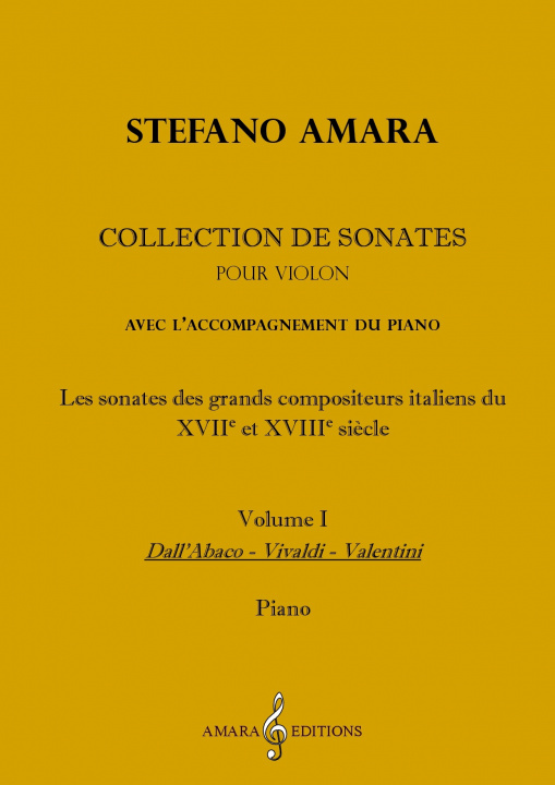 Boek Collection de sonates. Volume 1 (Deux volumes) Amara