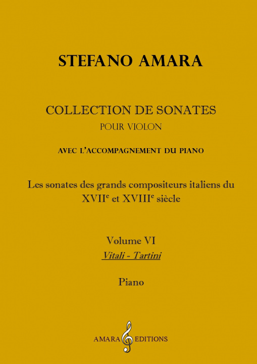 Knjiga Collection de sonates. Volume 6 (Deux volumes) Amara