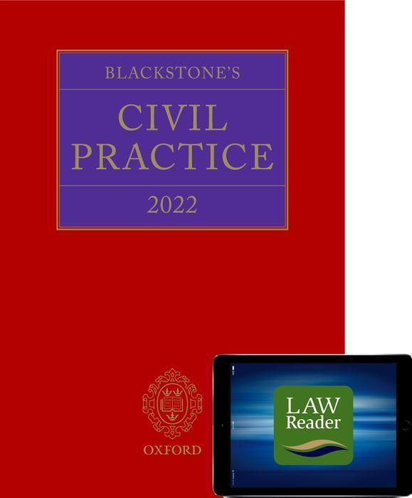 Book Blackstone's Civil Practice 2022 Digital Pack Derek French