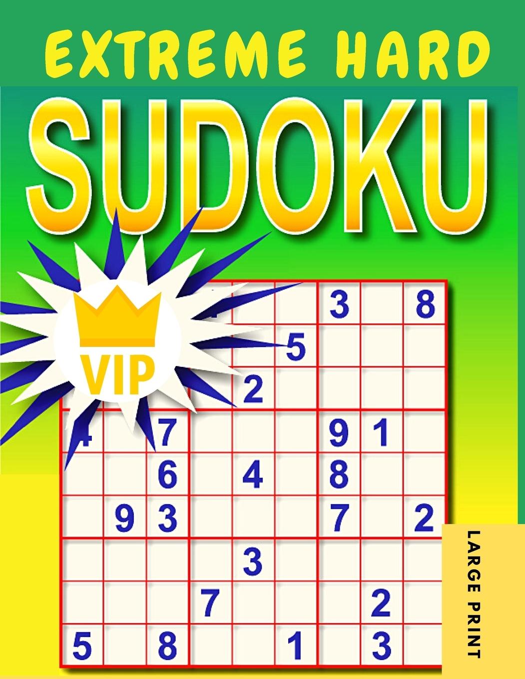 Kniha Extreme Hard Sudoku 