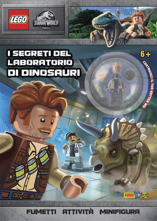 Könyv segreti del laboratorio di dinosauri. Lego Jurassic World 