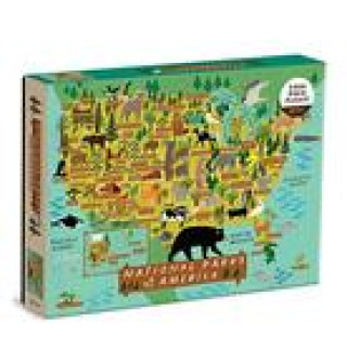 Könyv National Parks of America 1000 Piece Puzzle Galison