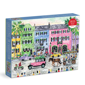 Game/Toy Michael Storrings Christmas in Charleston 1000 Piece Puzzle Galison