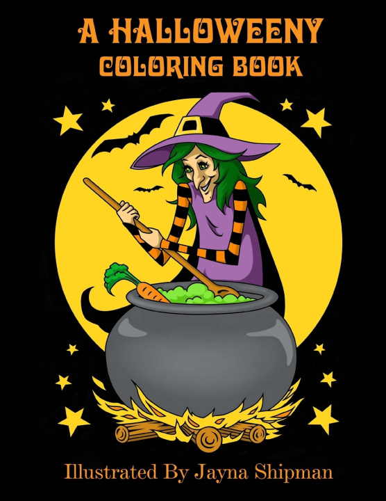 Книга Halloweeny Coloring Book Shipman Jayna M. Shipman