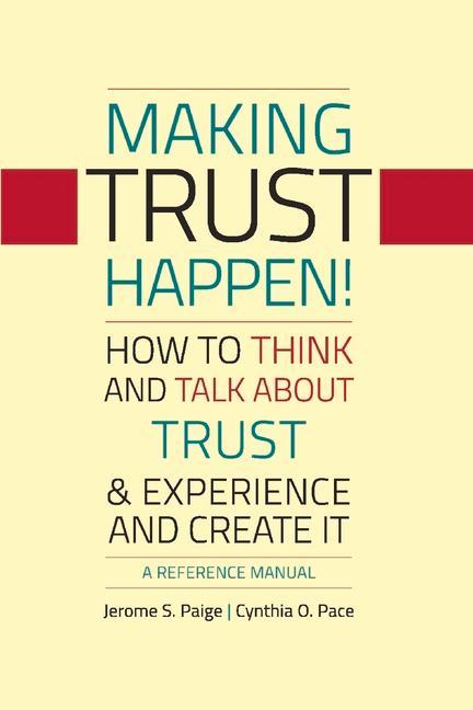 Buch Making Trust Happen! Cynthia O. Pace