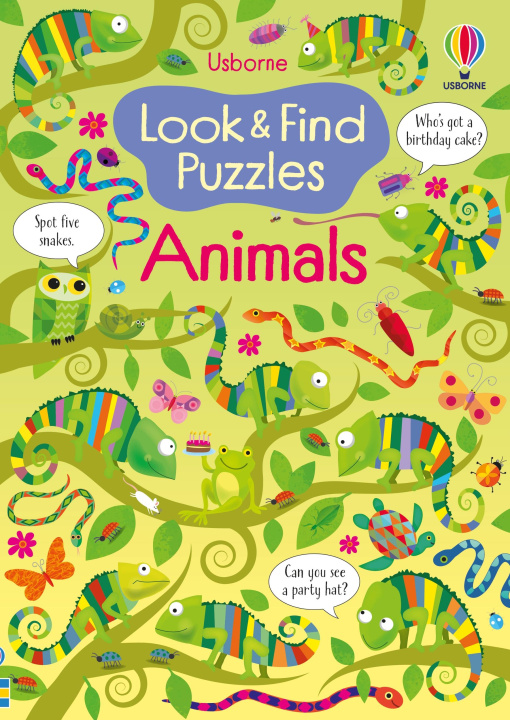 Book Look and Find Puzzles Animals KIRSTEEN ROBSON