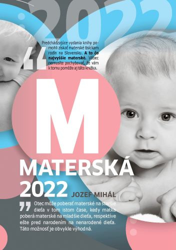 Książka Materská 2022 Jozef Mihál
