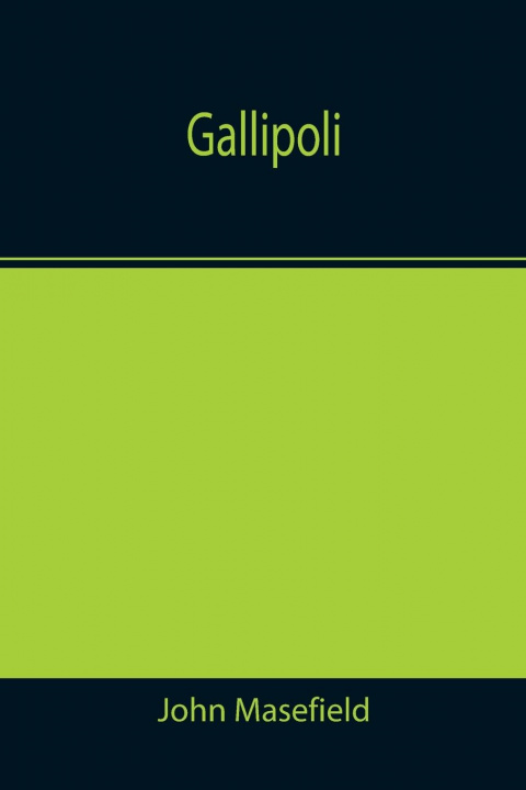 Kniha Gallipoli 